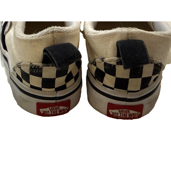 Vans Shoes Toddler Size 5 Black White Classic Slip-On Checkerboard Canvas Skater - Picture 3 of 7